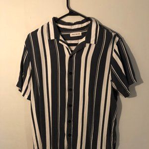 PacSun Striped Camp Shirt